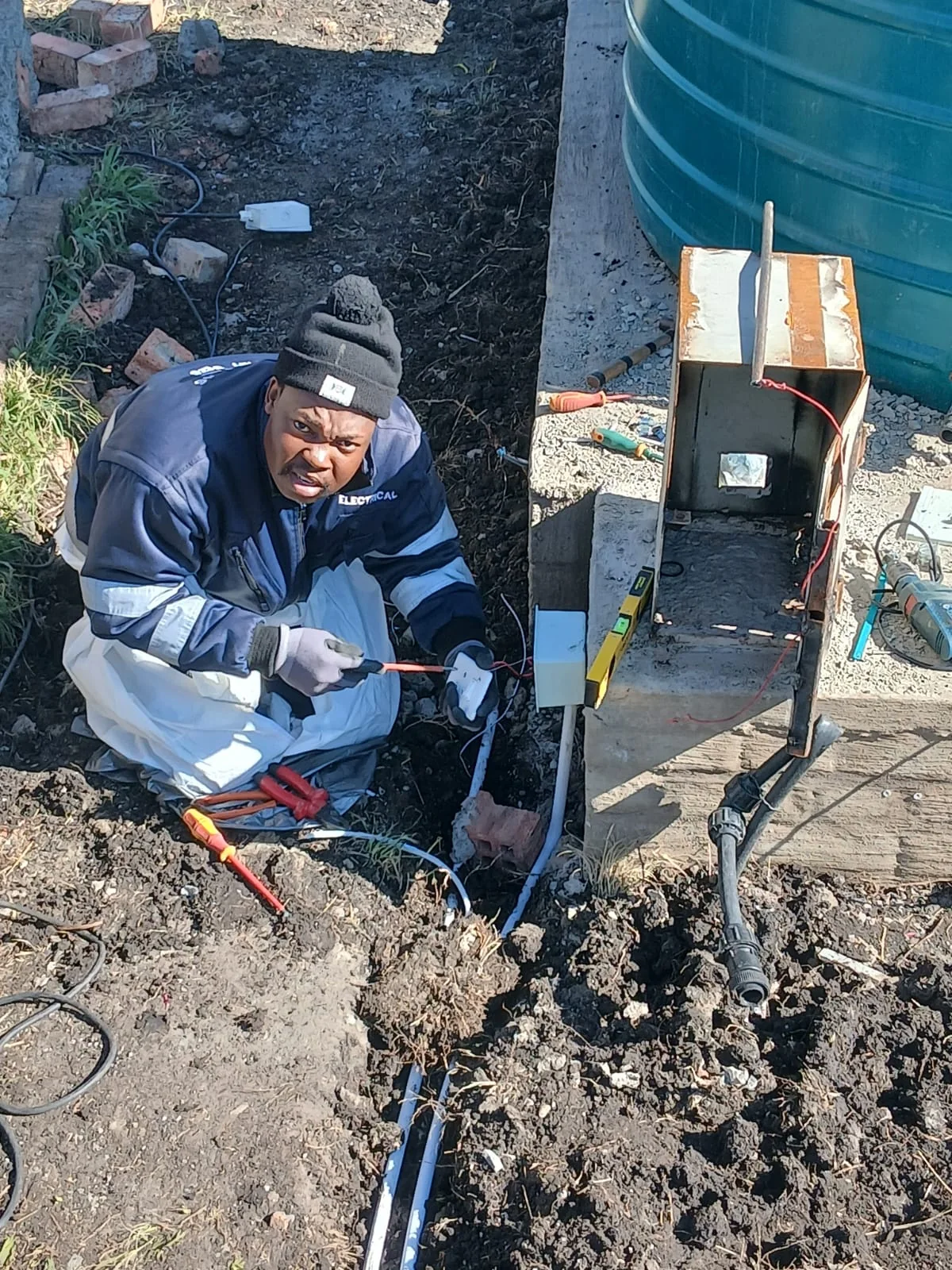 Electrical wiring project photo 2